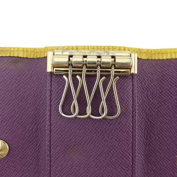 LOUIS VUITTON Key Case Epi Leather x Gold Material Authentic Used - Picture 6 of 10